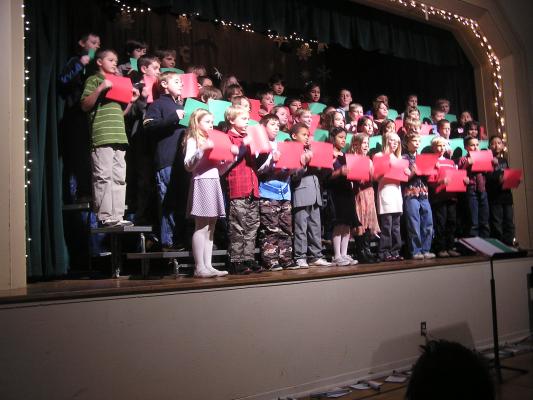 Malia's class singing