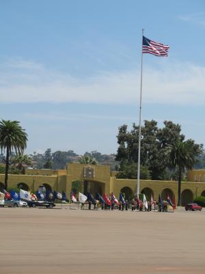 Matthew graduated from Marine boot camp.
