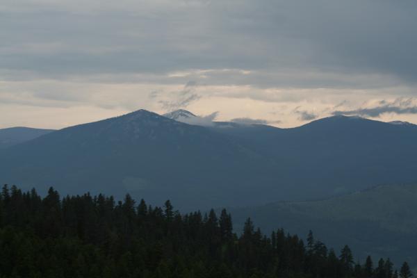 The Mission Mountain Range.