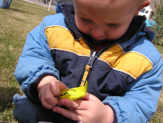 Noah discovered that candy.