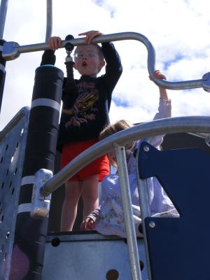 Noah on the slide.