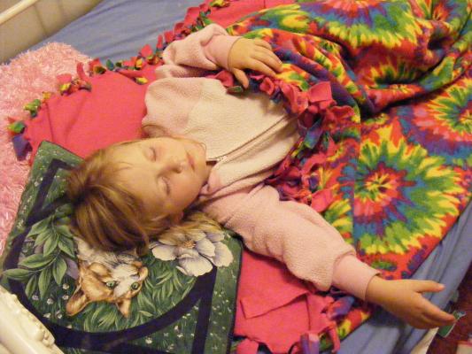 Sarah sleeping no flash.