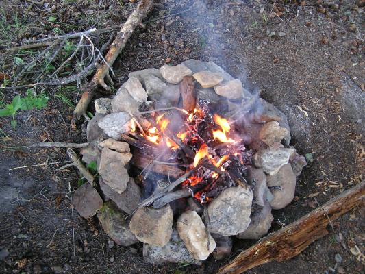 It's a campfire.