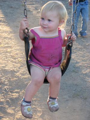 Sarah swinging