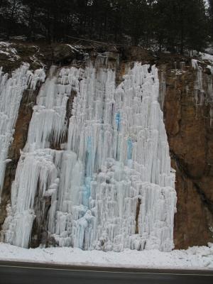 Frozen water