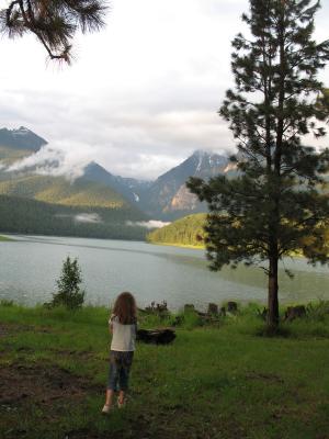 Nicole at the lake