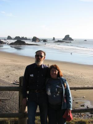 Robert and Bea in Oregon.