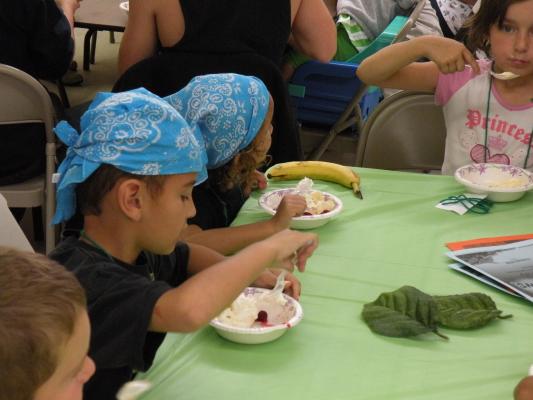 Icecream sundays at Vaction Bible School.