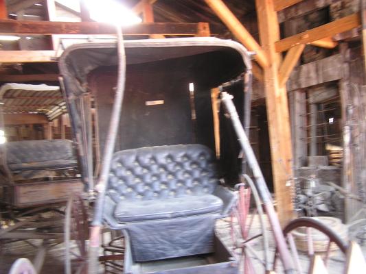 An old buggy in Virginia City