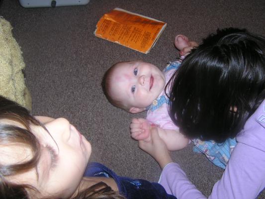 Andrea, Sarah and Malia.