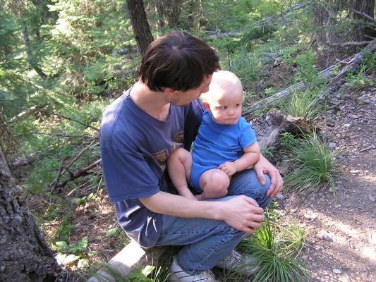 We're off hiking again.