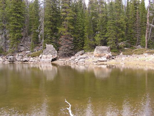 The lake is kinda low right now.