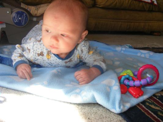 Joshua looks around.