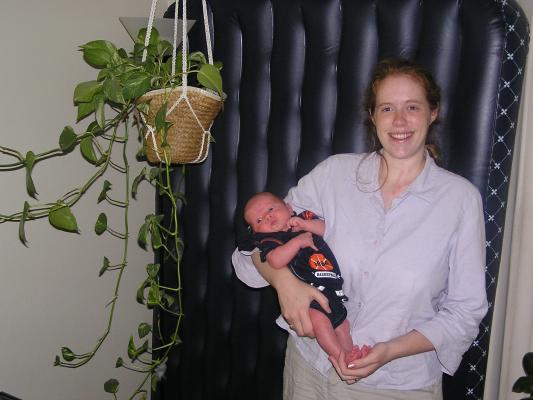 Katie and her favorite little boy