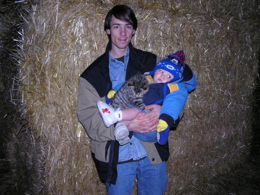 GVCC does the maze!
David Eder, Noah and the kitty.