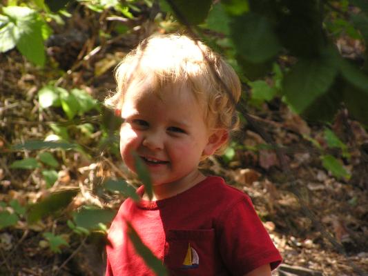 Noah at Cascade Falls