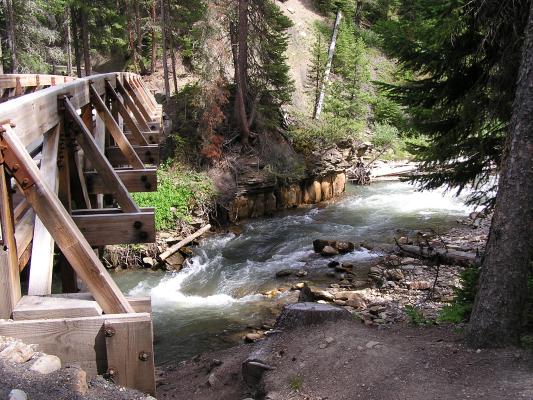 On the way to Ousel Falls.