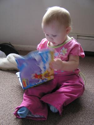 Sarah read about Jonah and the Whale.