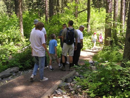 GVCC goes to see Pine Creek Falls.