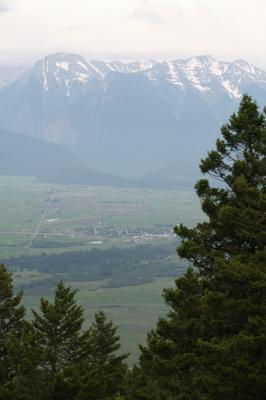 St. Ignatius from the Bison Range.