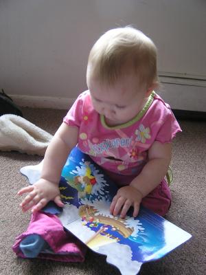 Sarah read about Jonah and the Whale.
