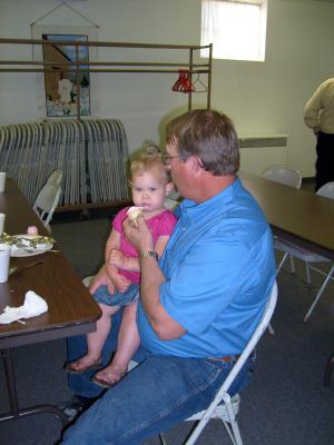 Rachael with her grandpa