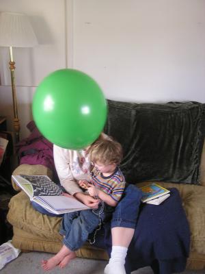 Katie and Noah read 