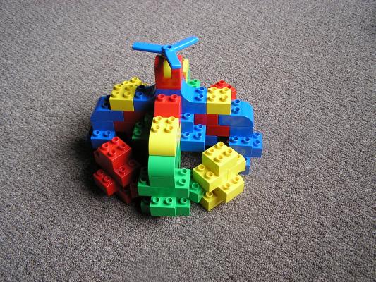 David made another Lego crown.