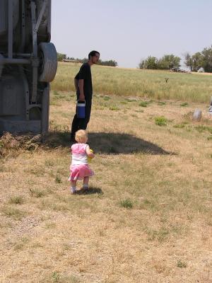 David and Sarah at Carhenge