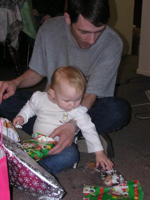 Sarah doesn't care about the other presents,
she has animals.