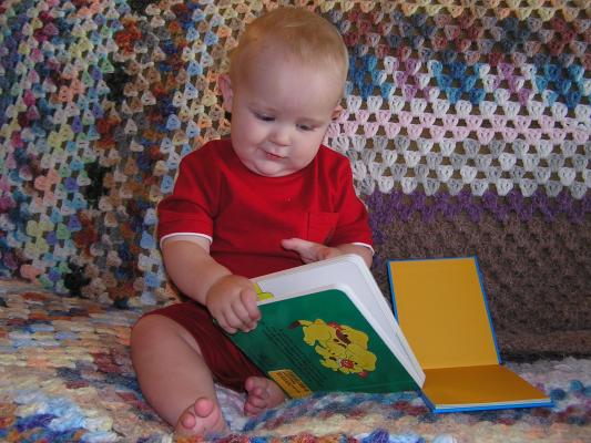 Noah reads 