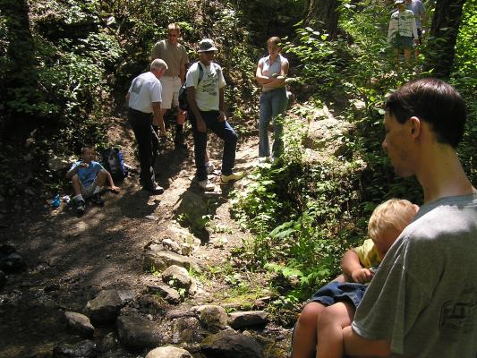 GVCC on the trail to Pine Creek Falls.