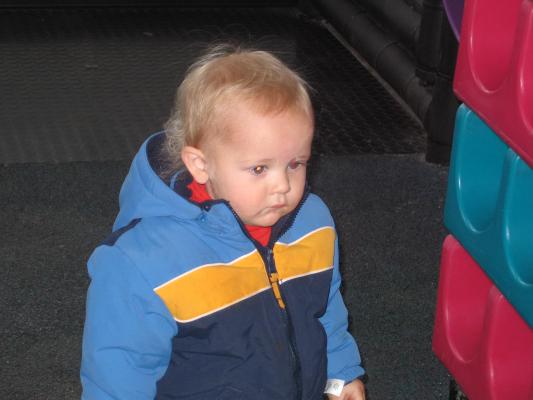 Noah plays at Burger King in Sandpoint, Idaho.