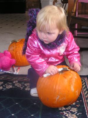 Sarah loves this pink jacket and my scarf.