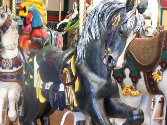Carousel horse in Missoula