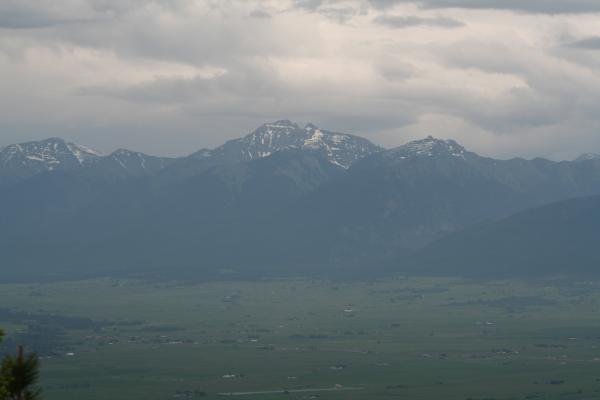 The Mission Mountains.