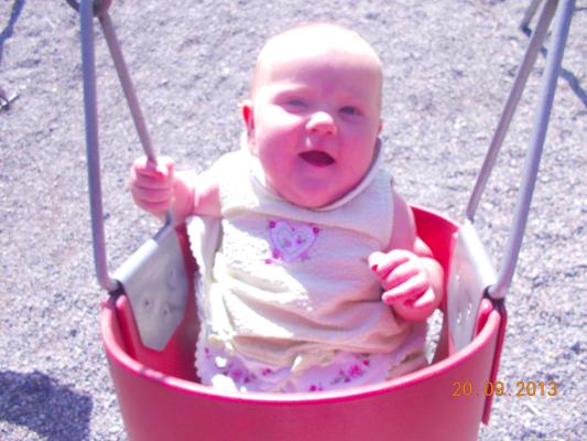 Hannah in swing