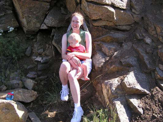 We stopped for a break.