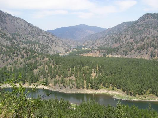 A view from Cascade Falls