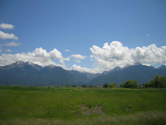 Mission Mountains.