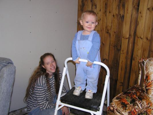 Noah the big climber.