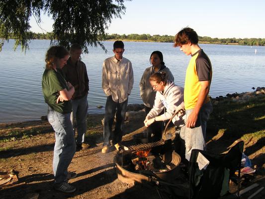 Christian Student Fellowship campout.
