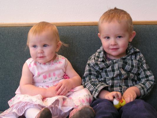 Sarah and Noah, portait.