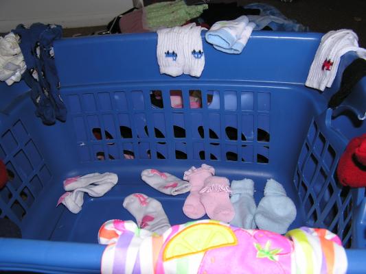 Baby laundry.