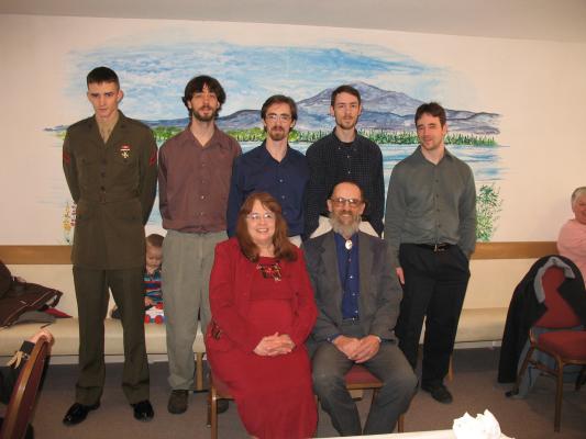 Matthew, Myke, Jim, David, and Robert,
Bea and Robert.