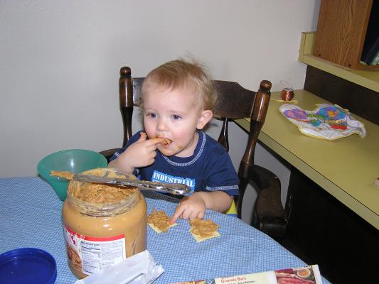 Noah likes peanut butter.