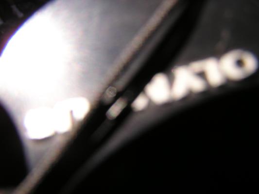 A photo of the camera strap