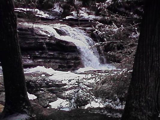 Walterfall on a hike up to Mission Falls.
