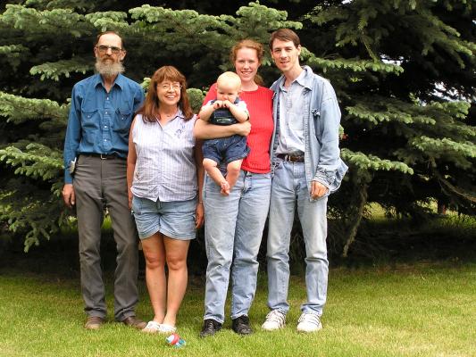 Robert, Bea, Noah, Katie, and David.