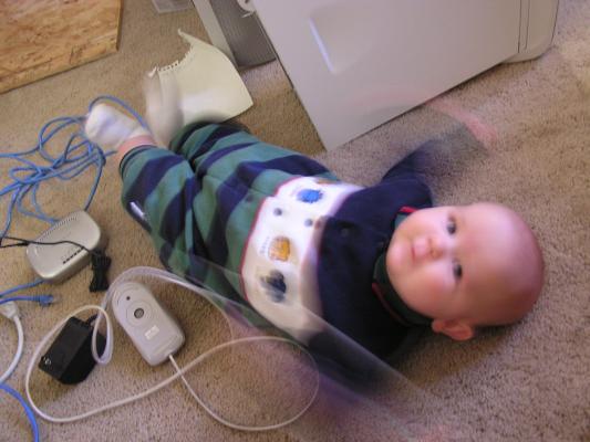 Yippy! I get to play with the computer!